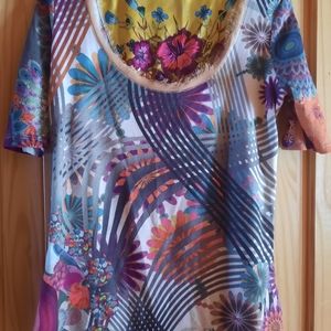 Desigual Multicolor Short Sleeve Tee